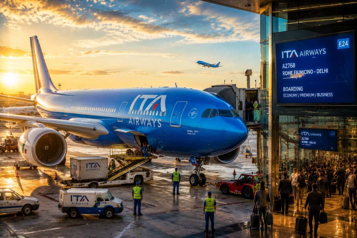 ITA Airways Launches Rome–Delhi Extra Flights to Support Passenger Flexibility on the Europe–India Route