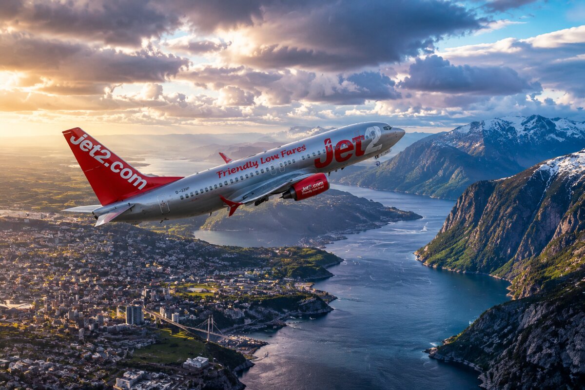 Jet2 Enhances Travel Options to Norway’s Fjord Region with New Flights from Bristol to Bergen
