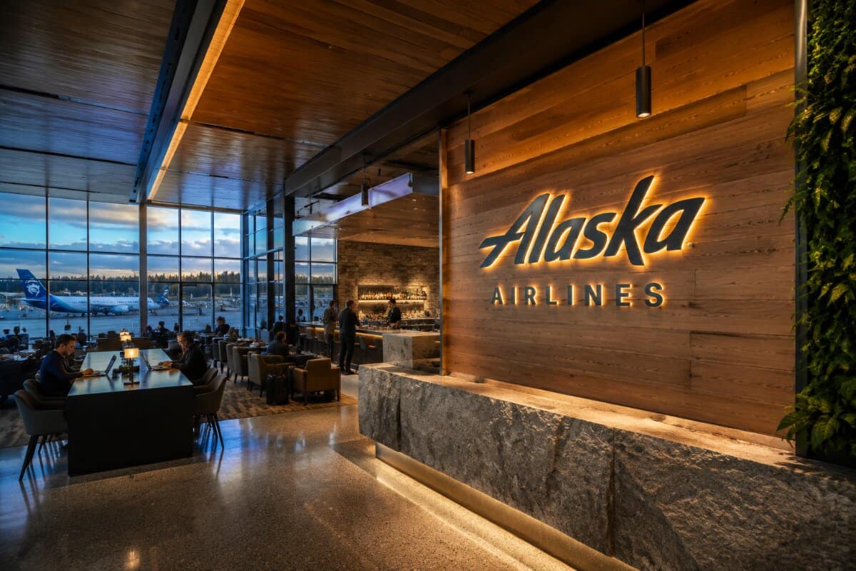 Alaska Airlines Unveils Expansive New Lounge at Portland International Airport, Elevating the Premium Travel Experience