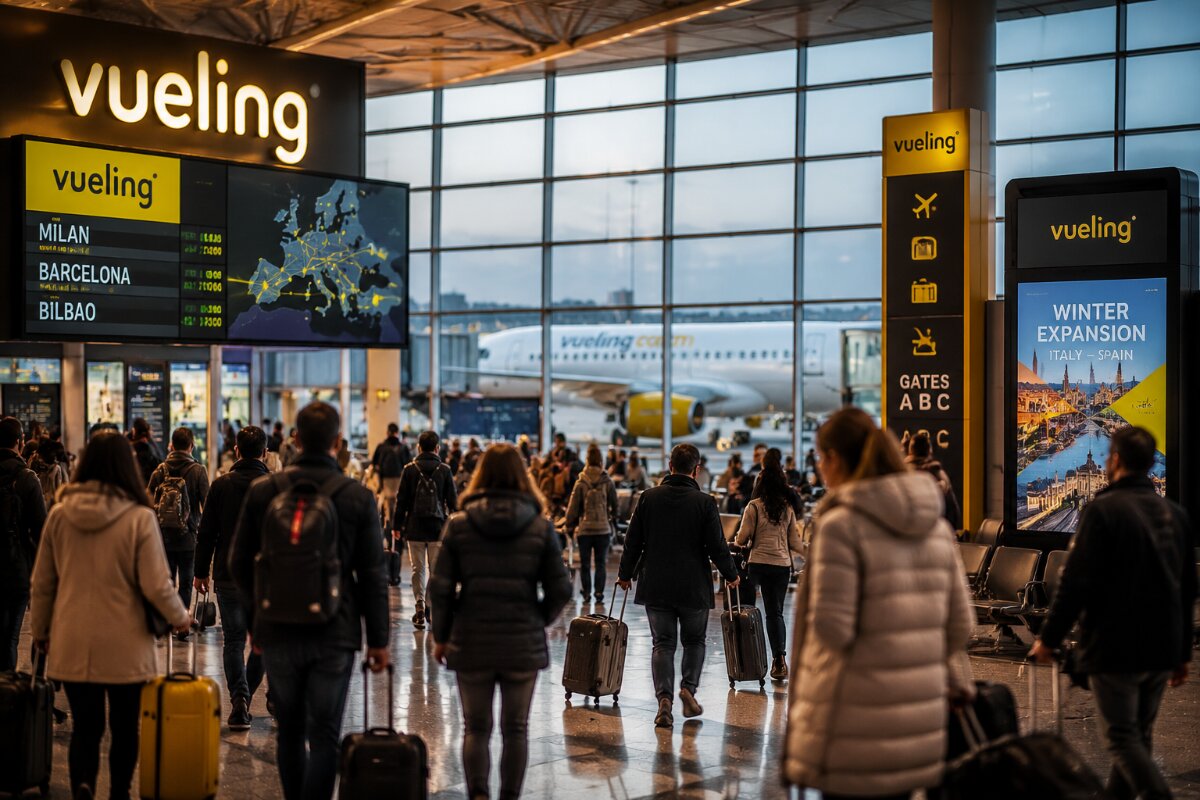 Vueling Airlines Expands Winter Capacity Between Italy and Spain with 250,000 Additional Seats