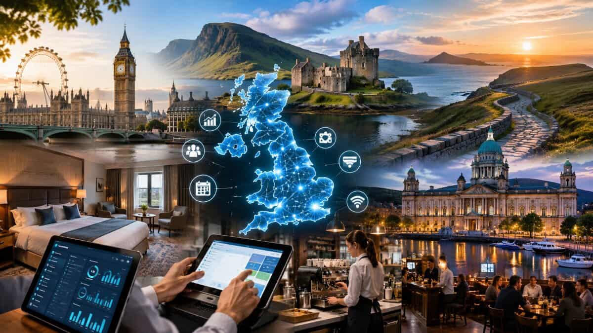 England Aligns With Scotland, Wales And Northern Ireland To Accelerate United Kingdom Hospitality Technology Shift As AI, Smart Data, Digital Payments And Operational Automation Help Hotels, Pubs And Restaurants Battle Rising Costs, Labour Shortages And Visitor Economy Pressure