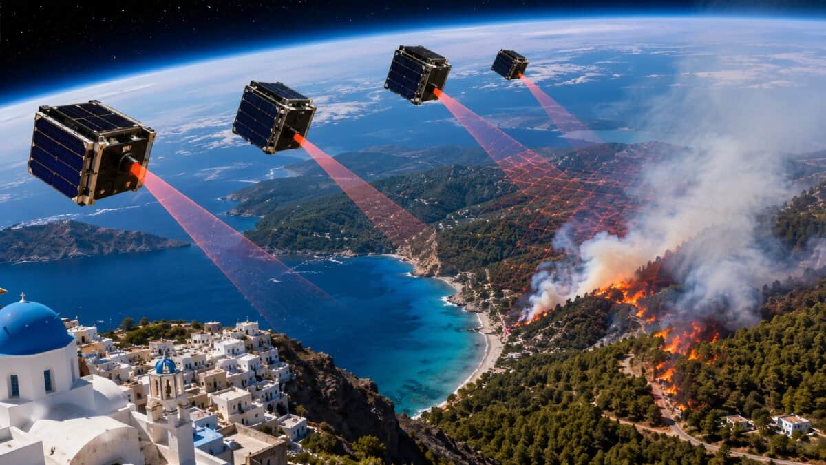 Greece Sets New Global Benchmark in Wildfire Monitoring as Four Thermal CubeSats Strengthen National Fire Detection, Emergency Response and Summer Tourism Security