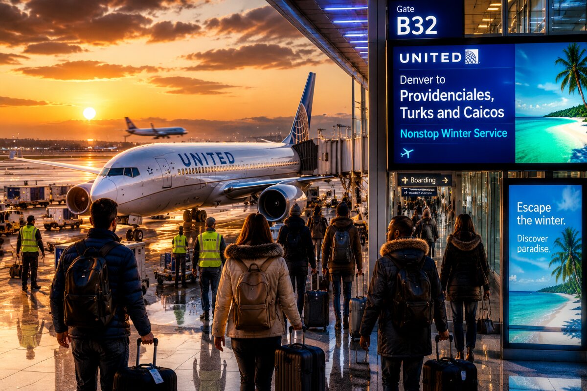 United Airlines Announces Exciting New Nonstop Winter Route from Denver to Turks and Caicos Starting December 2026
