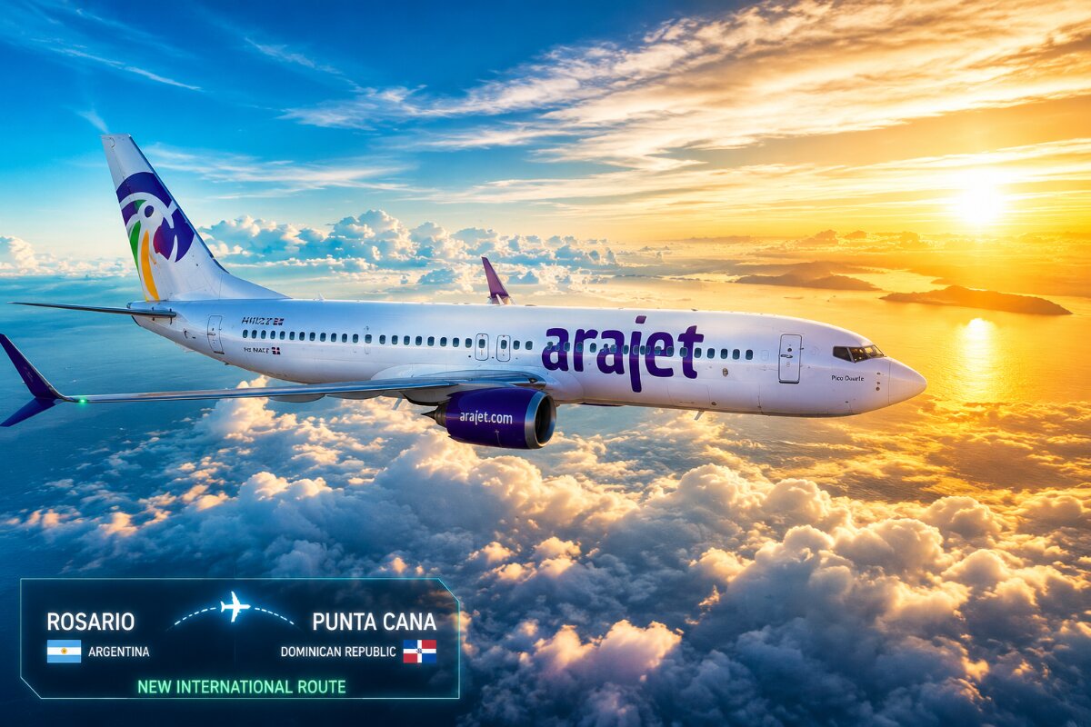 Arajet Enhances Argentina-Caribbean Travel with New Direct Route from Rosario to Punta Cana