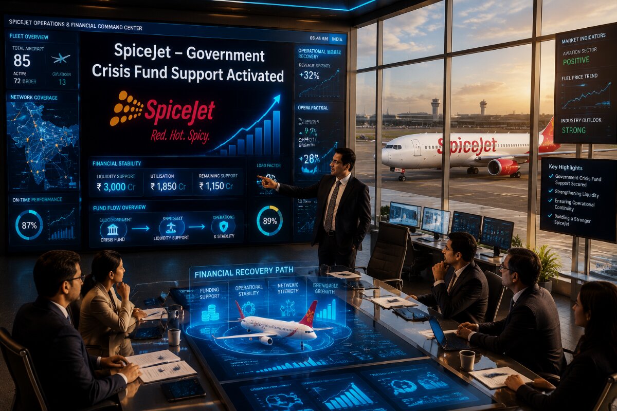 SpiceJet Secures First USD 16 Million from Government Crisis Fund