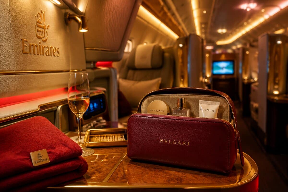 Elevate Your Travel Experience: Emirates Unveils Luxurious New Bulgari Amenity Kits
