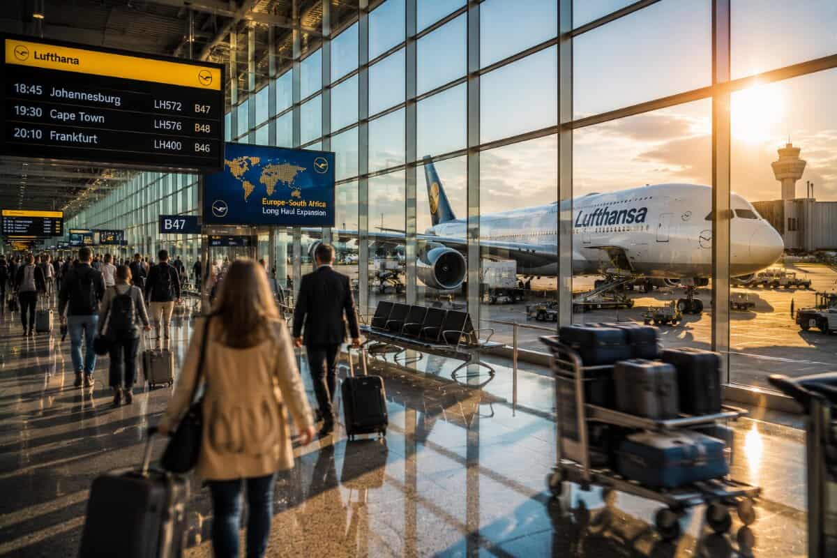 Lufthansa Boosts Flight Connections to South Africa with 38 Weekly Flights