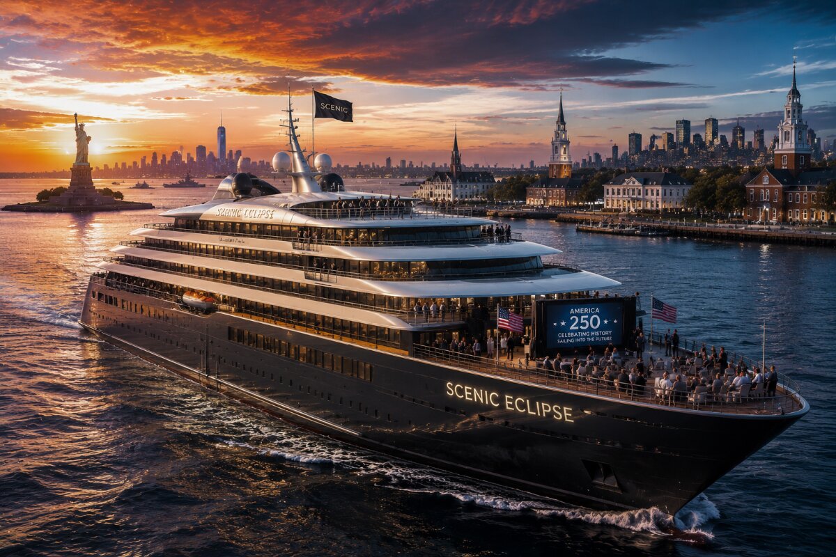 Celebrate America’s 250th Anniversary Aboard Scenic Eclipse: A Luxury Voyage Along the East Coast