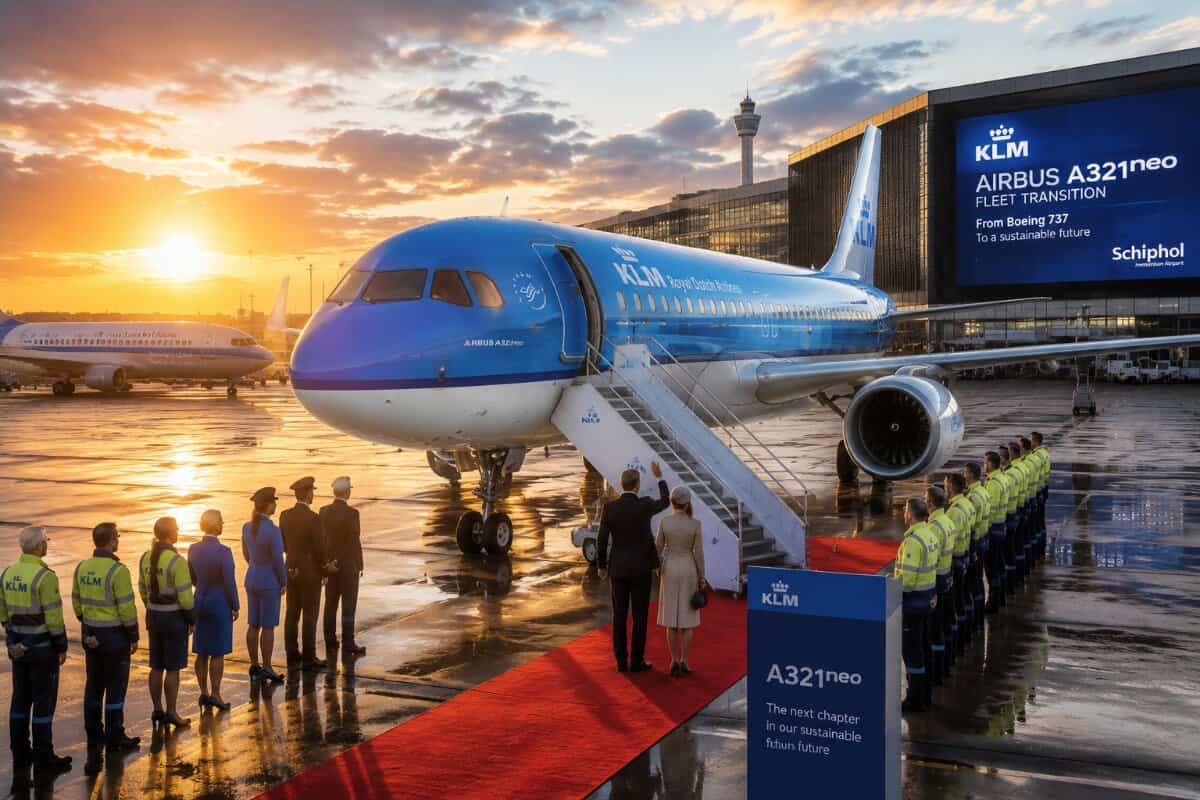 A New Era for KLM: Dutch King Celebrates Inaugural A321neo Flight