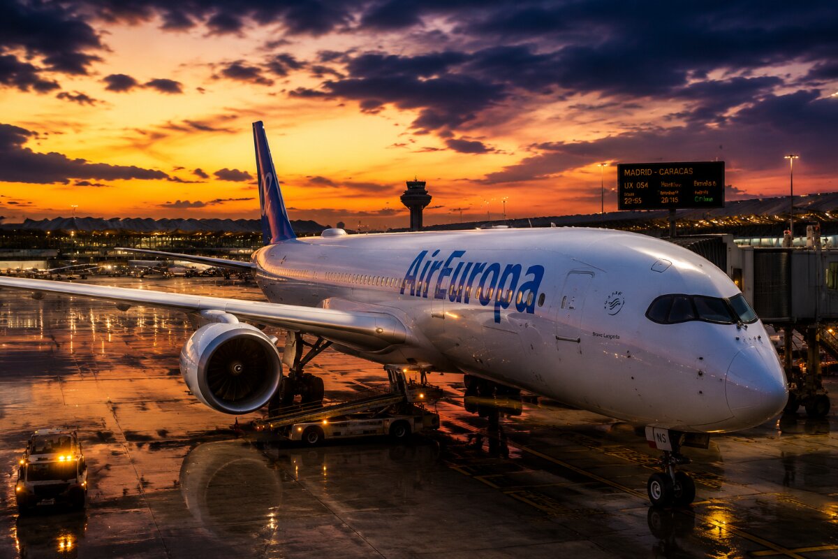 Air Europa Announces Limited Flights from Madrid to Caracas in 2026