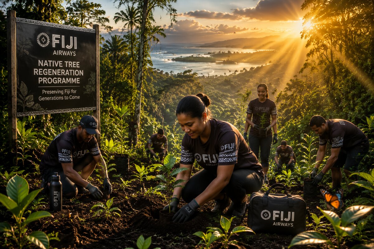 Fiji Airways Champions Sustainability with New Native Tree Regeneration Initiative