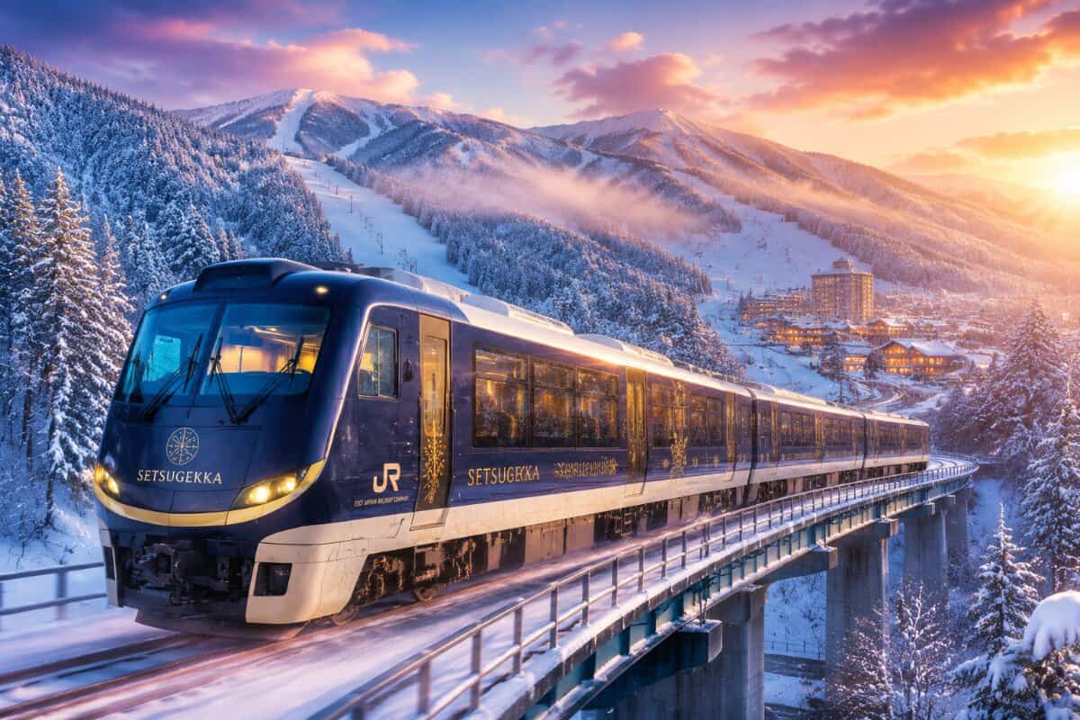 Experience Scenic Luxury: Niigata’s Setsugekka Resort Train Boosts Ski Tourism