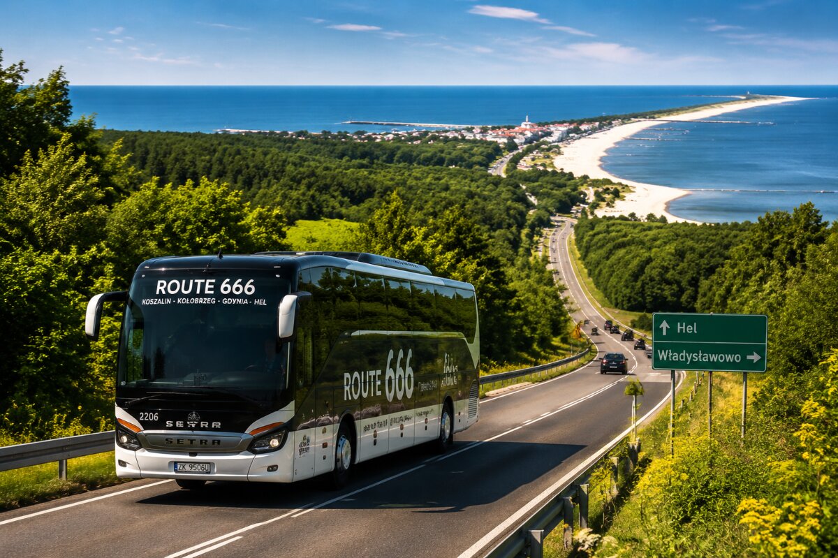 Poland Welcomes Back Route 666 Bus to Hel for Summer Travelers