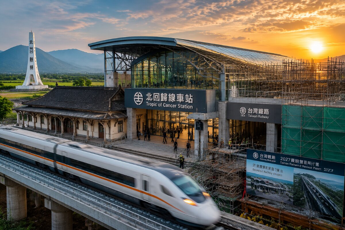Revival of Tropic of Cancer Station in Chiayi Planned for 2027