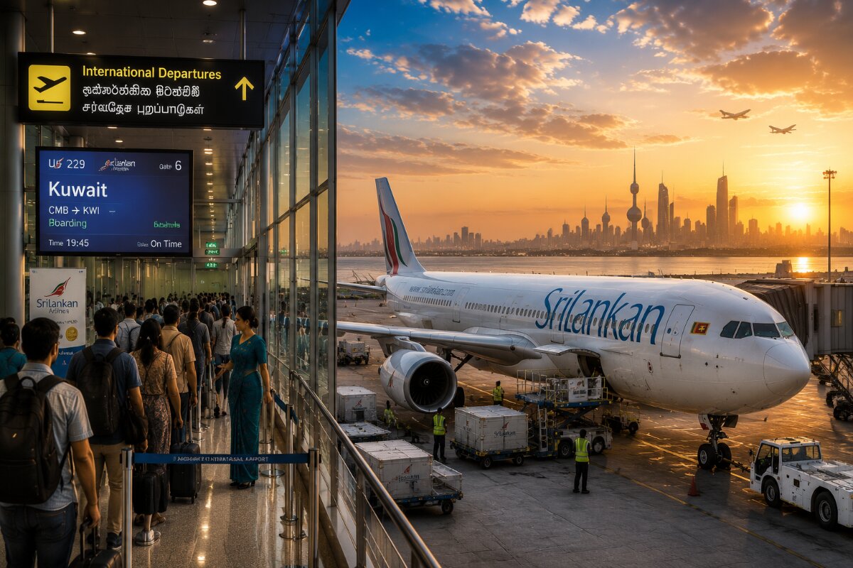 SriLankan Airlines Revives Kuwait Flights from July 2, Connecting South Asia with the Middle East