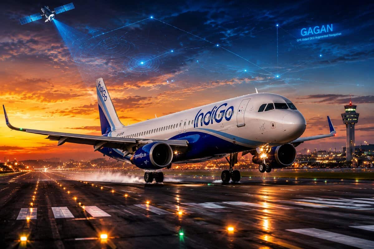 India Celebrates Historic GAGAN Guided Landing with IndiGo Airbus A320