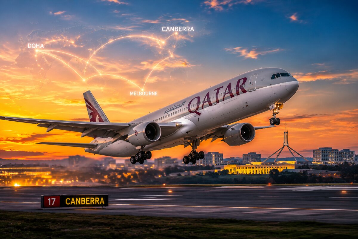 Qatar Airways Restores International Flights to Canberra via Melbourne