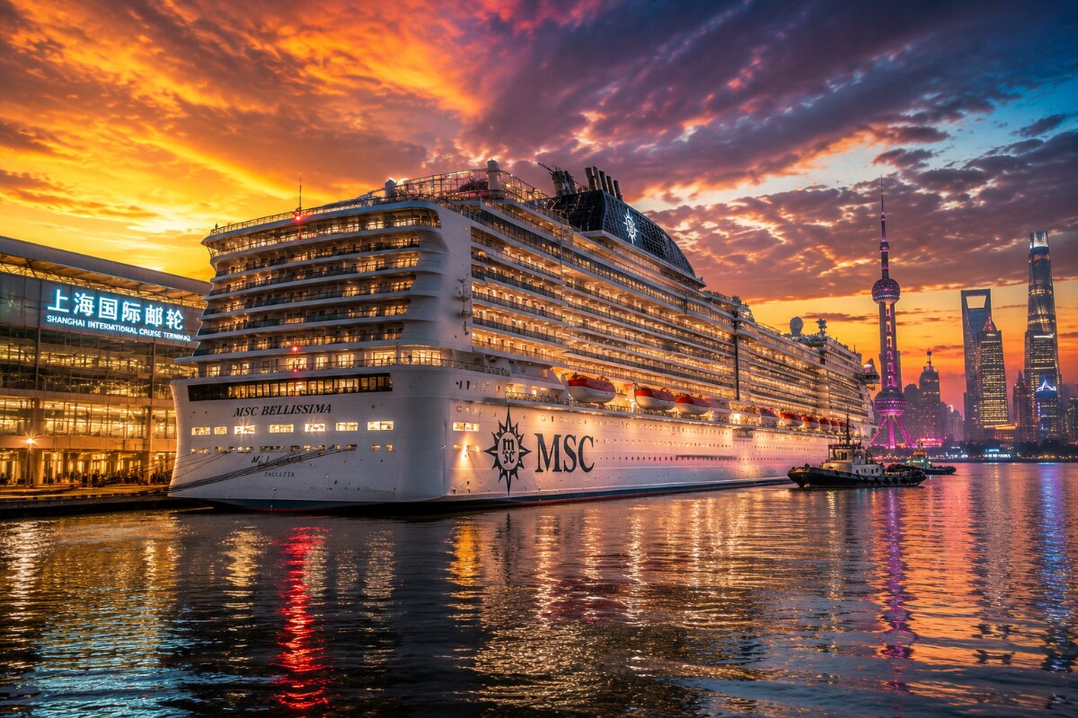 Shanghai Welcomes MSC Bellissima Back to Homeport Cruise Operations