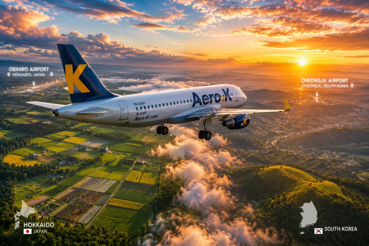 Aero K Relaunches Obihiro–Cheongju Flights for Summer 2026