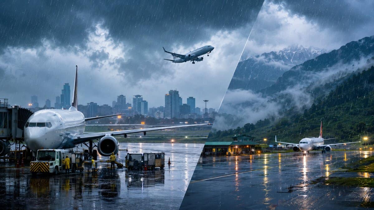 Monsoon Weather Disrupts Domestic Travel in India: Advisory from Akasa Air and SpiceJet