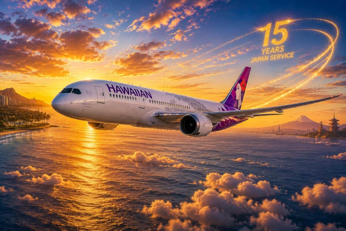 Hawaiian Airlines Celebrates 15 Years of Service to Japan with Exciting Events and Campaigns