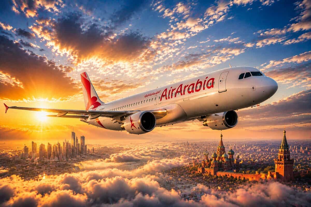 Air Arabia Enhances Sharjah-Moscow Flight Services with Increased Capacity