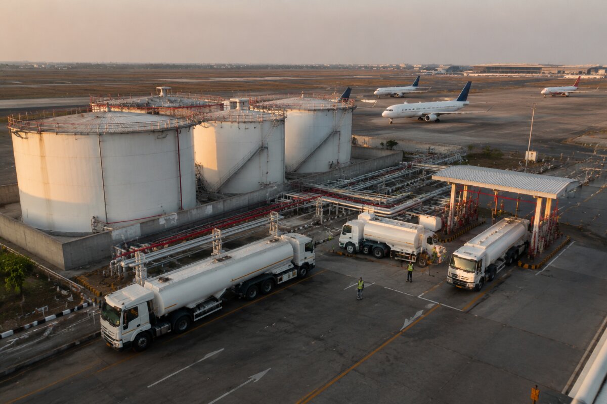 Sardar Vallabhbhai Patel International Airport Unveils New 8000 KL Aviation Fuel Station Enhancing Flight Operations and Tourism in India