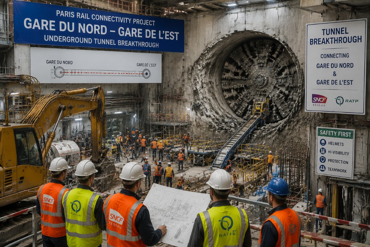Paris Enhances Rail Connectivity with New Underground Link Between Gare du Nord and Gare de l’Est Set to Open in 2027