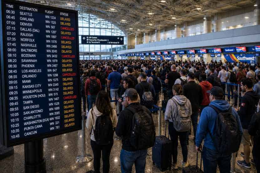 Thousands of Travelers Stranded at Chicago O’Hare International Airport as SkyWest, Republic, Envoy Air, GoJet, Contour Airlines, and Other Carriers Cancel 207 Flights and Delay 1,218 More, Disrupting Major Cities Across the US, Canada, France, Italy, Switzerland, and Beyond