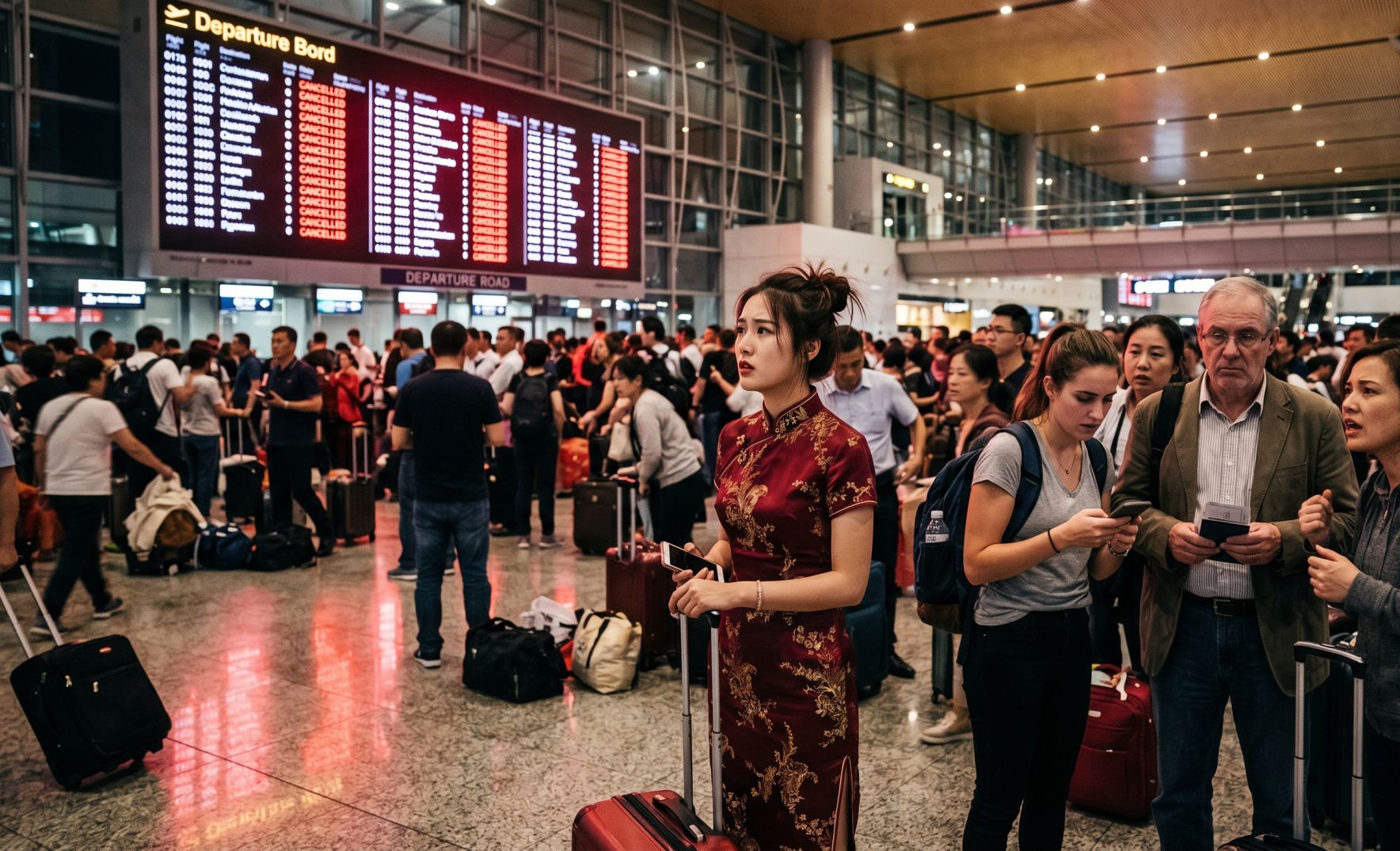 Thousands Of Passengers Suffer throughout China as Guangzhou, Shenzhen, Beijing, Shanghai, Changsha and more Cancel 182 and Delay 1,870 Flights, Disrupting China Southern, Air China, China Eastern, Hainan Airlines, Lucky Air and Several other Carriers, New Update