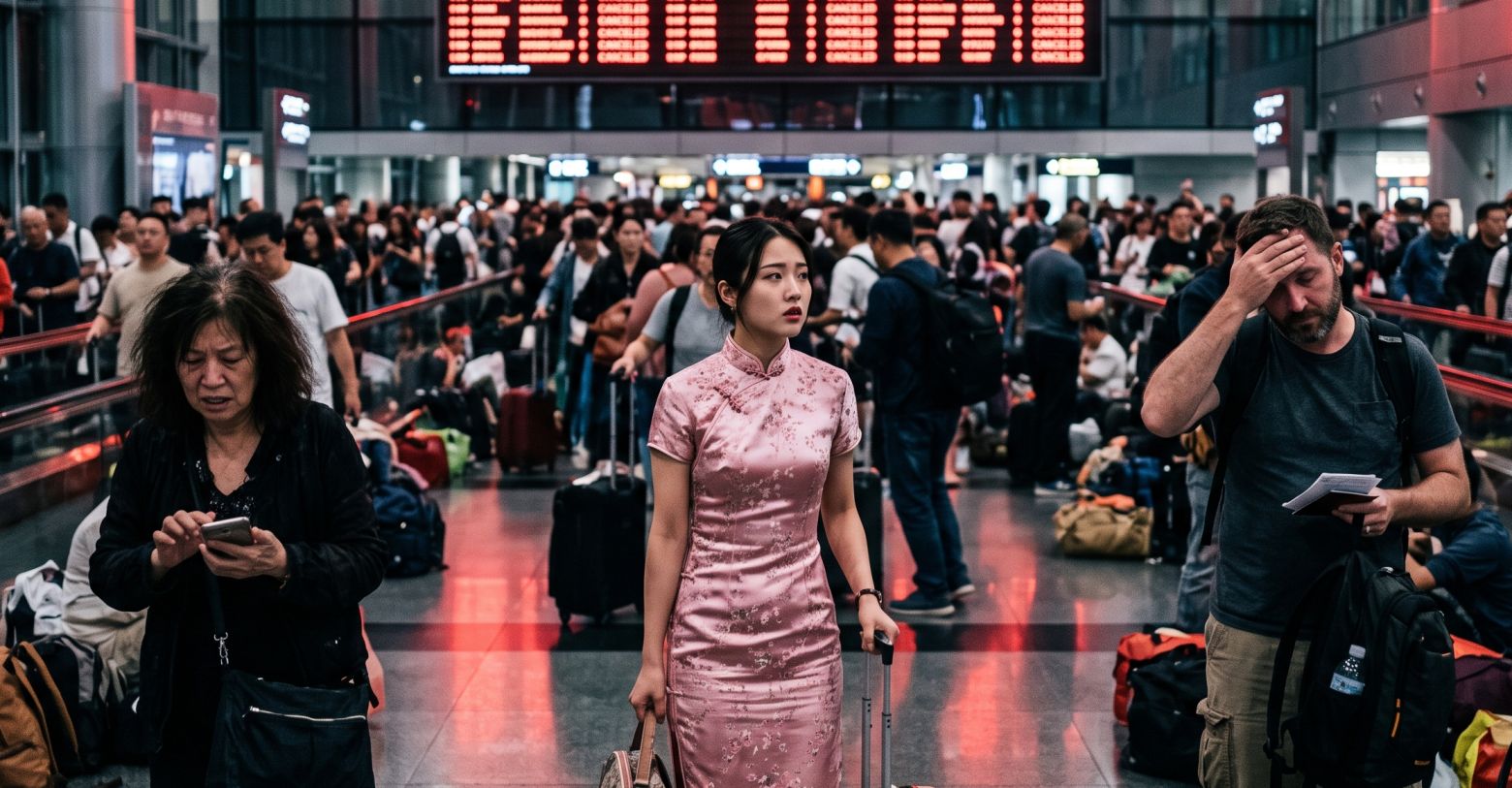 Disruptions in Air Travel: Flights Cancelled Across Major Chinese Cities