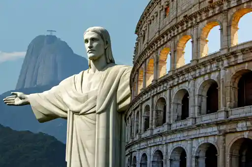 Historic Partnership Unites Christ the Redeemer and Colosseum, Elevating Cultural Tourism on a Global Scale
