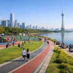 Discover Shenzhen Talent Park: A Scenic Urban Oasis with Sports and Family-Friendly Amenities