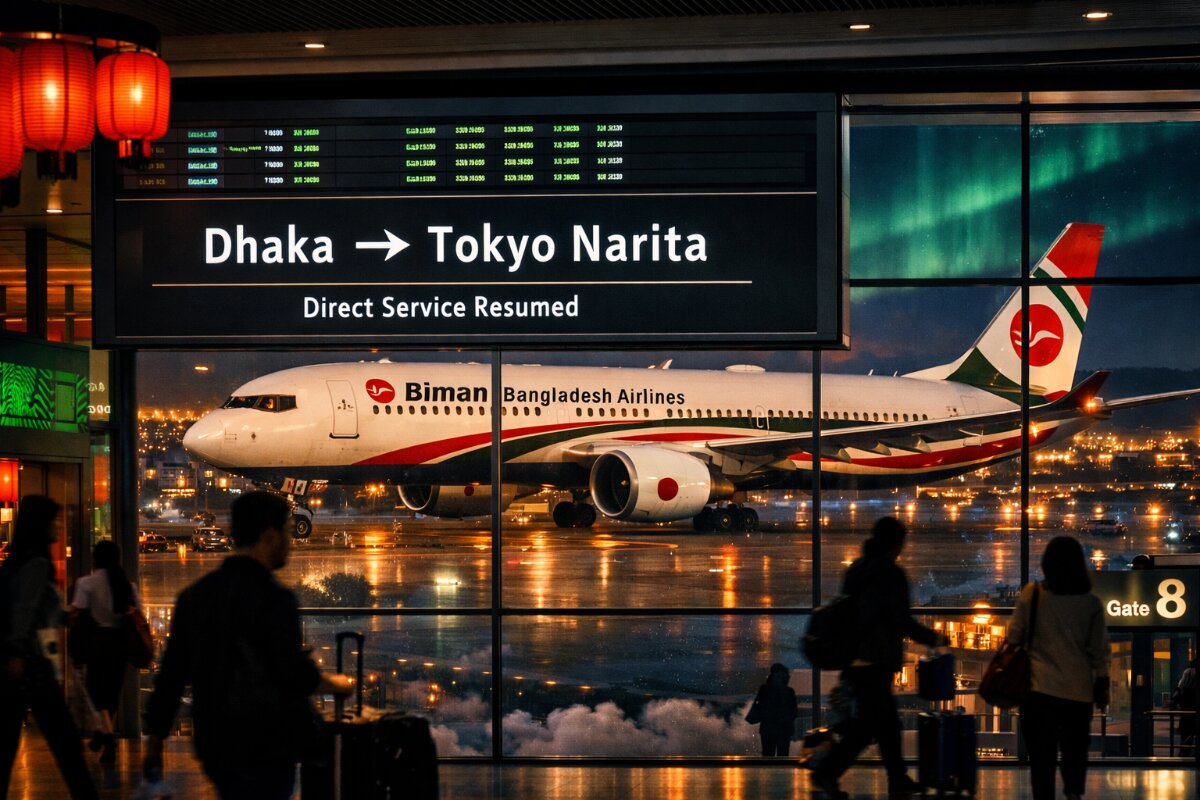 Biman Bangladesh Airlines to Resume Tokyo–Narita–Dhaka Flights in 2026, Restoring Direct Japan–Bangladesh Air Connectivity