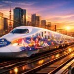 Japan Started Disney Shinkansen Service with a Themed N700A Bullet Train Celebrating Tokyo DisneySea Anniversary