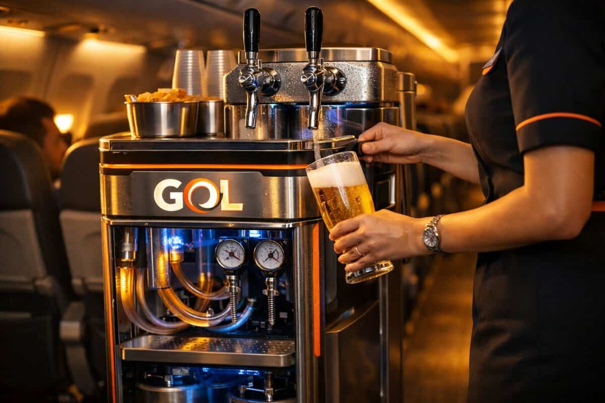 GOL Airlines Unveils First Draft Beer Trolley to Upgrade Inflight Beverage Service Experience Across Selected Flights