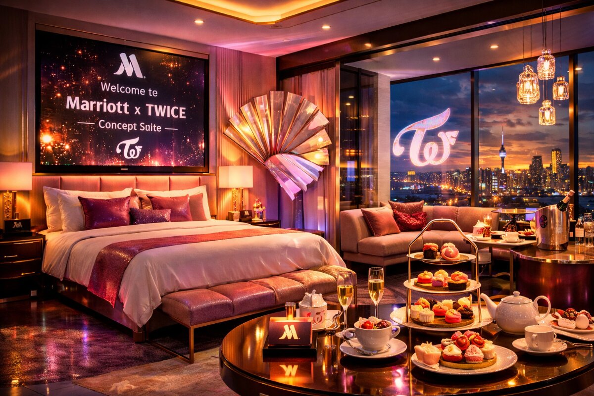 Marriott Teams Up with TWICE for Unique Themed Stays That Fans Can’t Miss