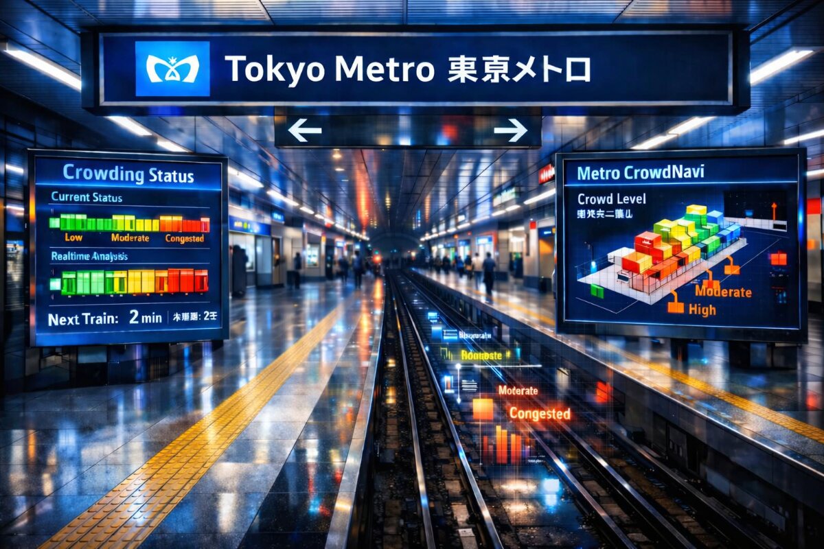 Tokyo Metro Enhances Travel Experience with Metro CrowdNavi Across All Subway Lines
