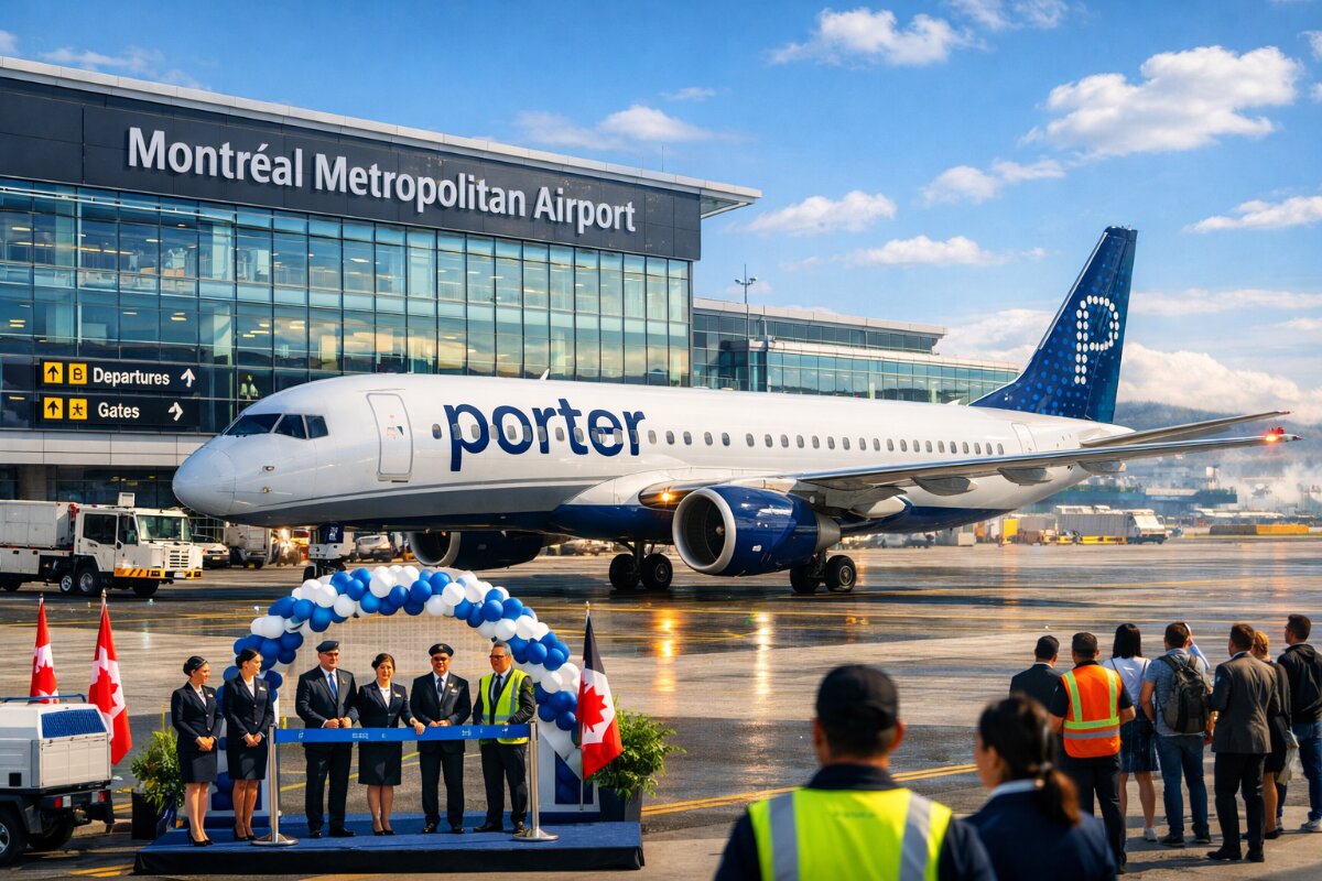 Porter Airlines Takes Off from Montreal Metropolitan Airport: A New Era for Regional Travel