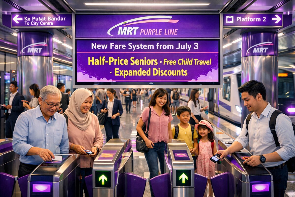 Exciting Changes to Malaysia’s MRT Purple Line: Affordable Travel Options for Everyone