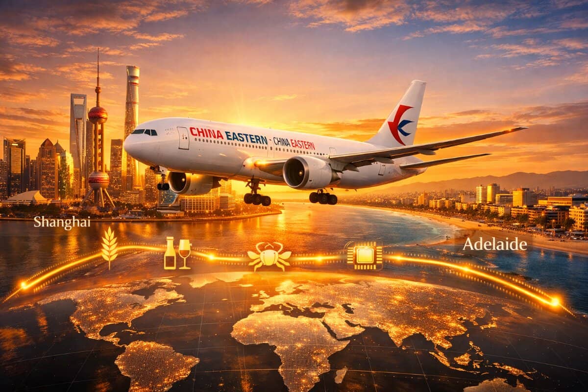 China Eastern Airlines Enhances Adelaide Trade Connections with New Airfreight Service