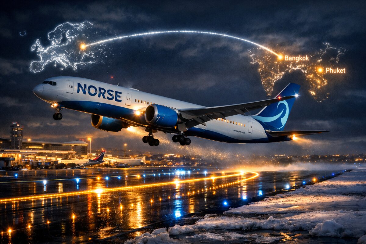Norse Atlantic Enhances Flight Options to Bangkok and Phuket This Winter