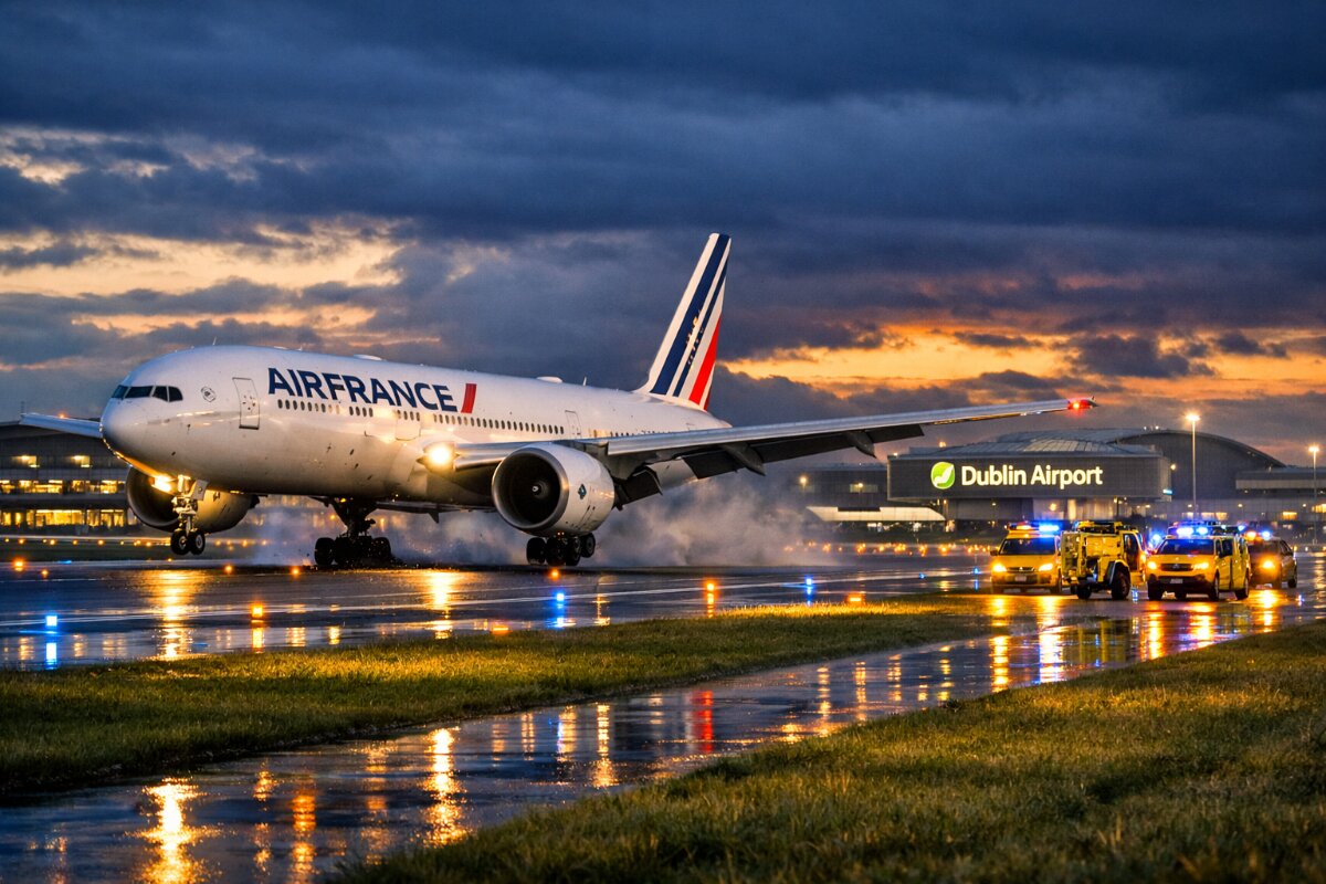 Air France Flight AF158 Safely Diverts to Dublin Amid North Atlantic Emergency