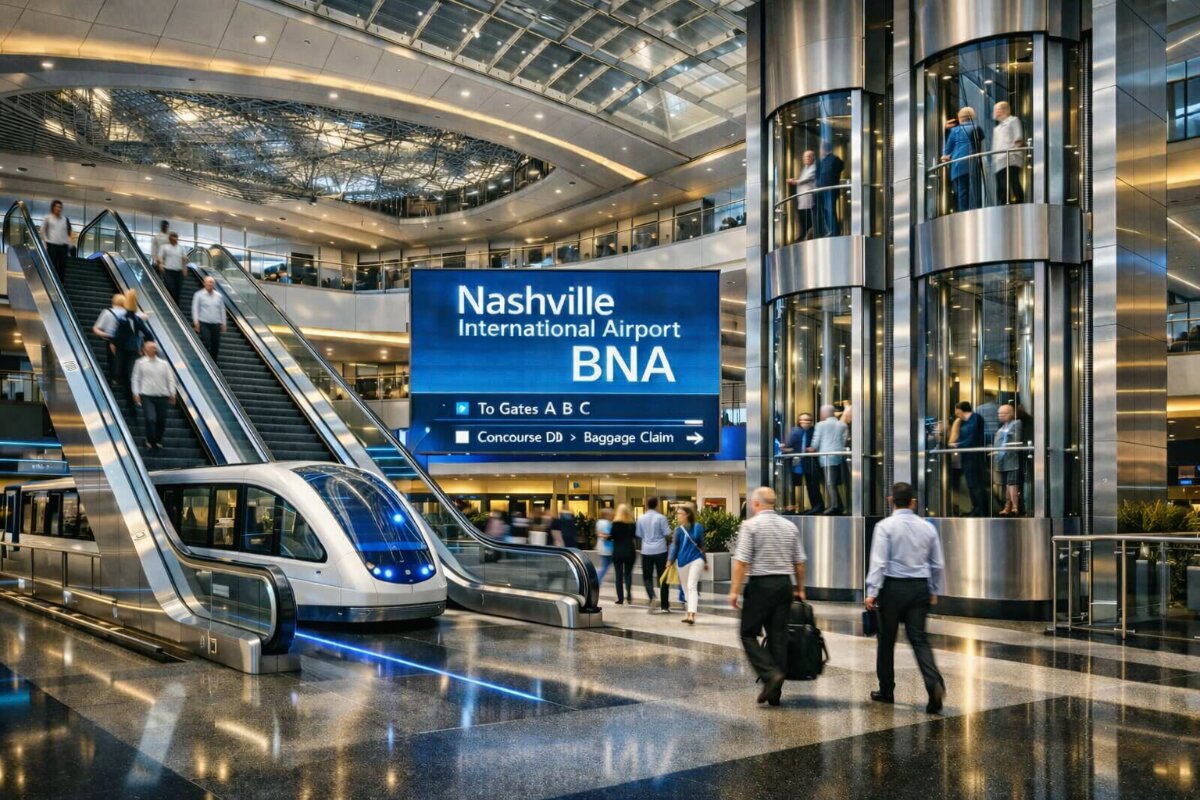 Nashville Airport Embarks on $40 Million Vertical Transportation Enhancement