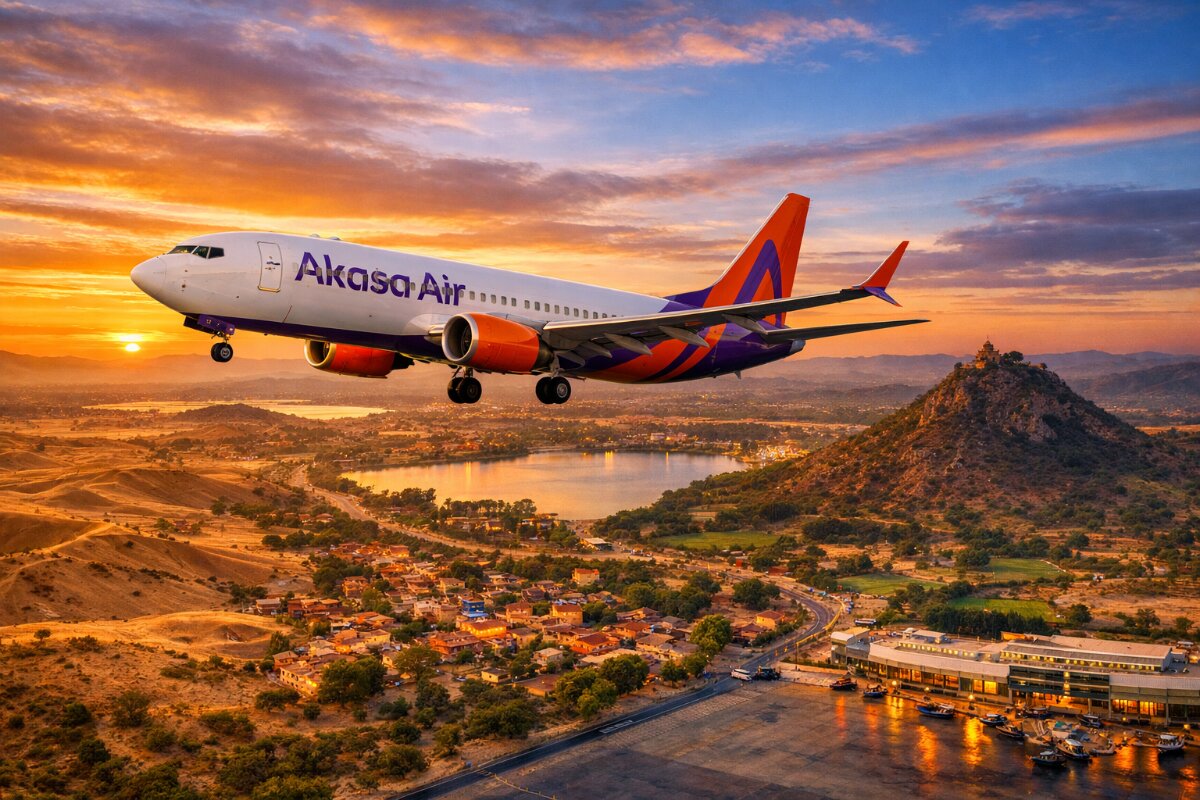 Akasa Air Introduces Daily Flights to Udaipur, Enhancing Domestic Tourism Access