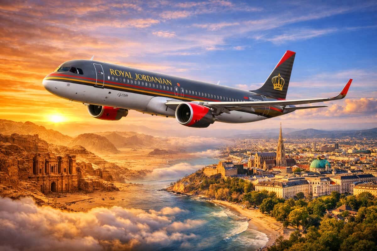 Royal Jordanian Launches Direct Amman-Vienna Flights, Enhancing Travel Connections