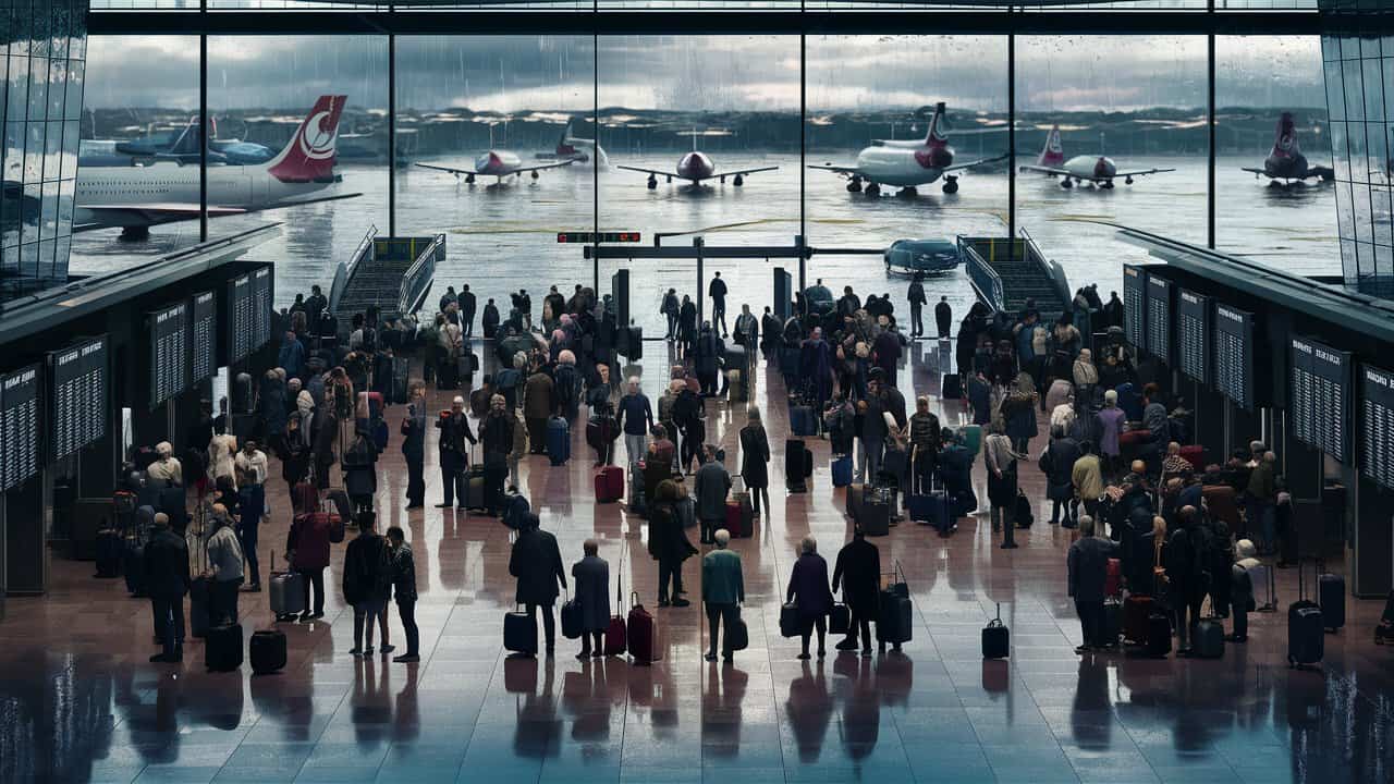 Travel Chaos at Dublin International Airport: Multiple Airlines Cancel Flights and Cause Widespread Delays