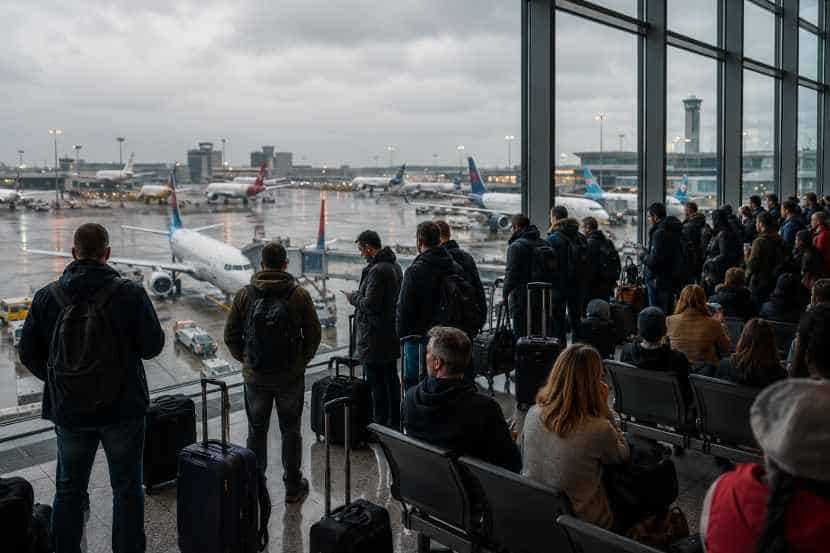Flights Cancelled Across Europe as Virgin Atlantic, SAS, British Airways, KLM, Air Canada, and Other Airlines Suspend 80 Flights and Record 576 Delays, Disrupting Major Airports in the UK, Netherlands, Norway, Germany, Switzerland, France, Finland, Italy, and Beyond