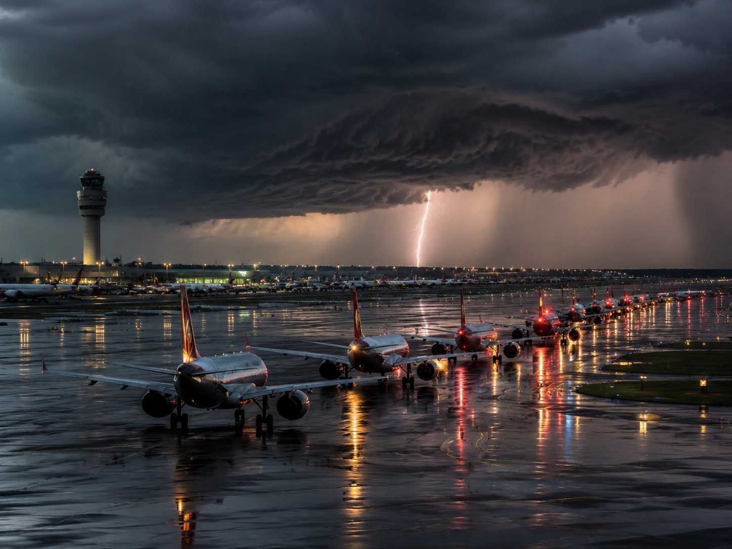 United Airlines joins American Airlines, Delta Air Lines, British Airways, Lufthansa, Air Canada, and Southwest Airlines in Washington, D.C., ground stop disruption as severe thunderstorms hit DCA, Dulles, and BWI airports, delaying 300+ flights and impacting travellers from the United States, the United Kingdom, Canada, Germany, India, Mexico, France, and the Middle East in widespread FAA airspace chaos