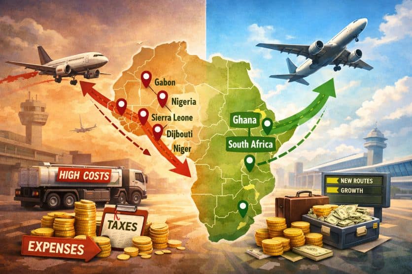 Gabon Joins Sierra Leone, Nigeria, Djibouti, and Niger in Imposing Crippling Aviation Operating Costs While Ghana and South Africa Capitalise on Strategic Route Shifts: You Need to Know More About the B2B Aviation Shockwave Details Here